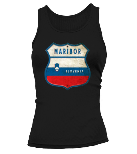 Maribor Slovenia flag coat of arms design Tank top Woman