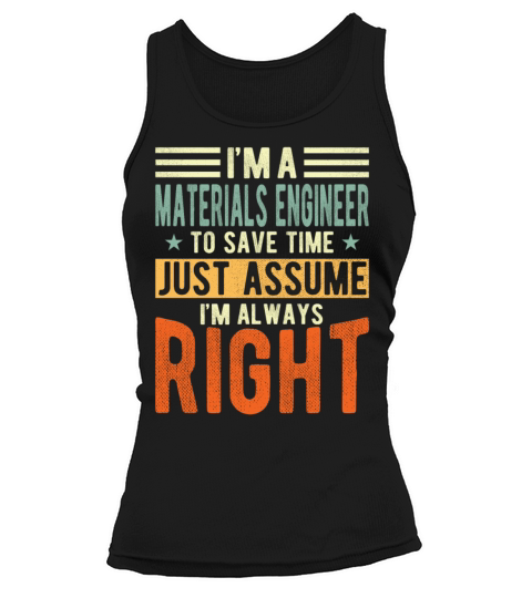 Materials Engineer Tank top Woman