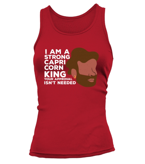 Strong Black Capricorn King Zodiac Star Sign Astro Tank top Woman