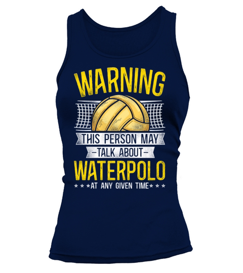 Water Polo Vintage Warning This Tank top Woman