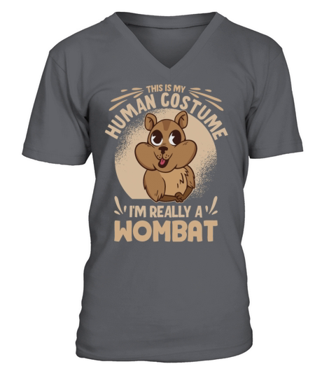 Australian Wombats Lover Human Costume V-Neck T-shirt