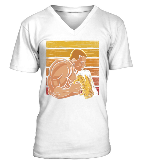 Bodybuilding - Gym Retro V-Neck T-shirt