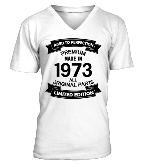 Premium Vintage 1973 V-Neck T-shirt