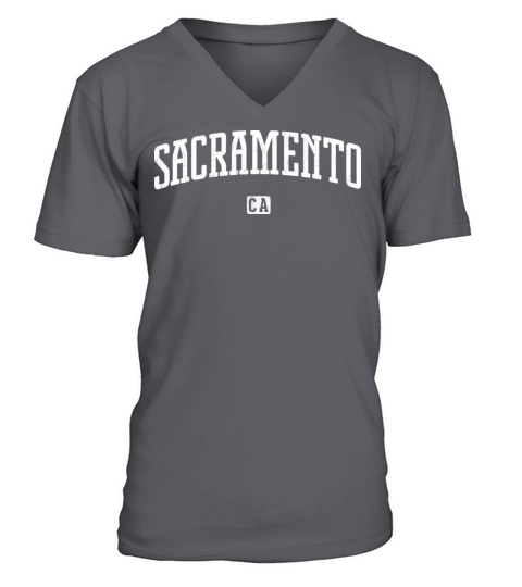 Sacramento California Vintage V-Neck T-shirt