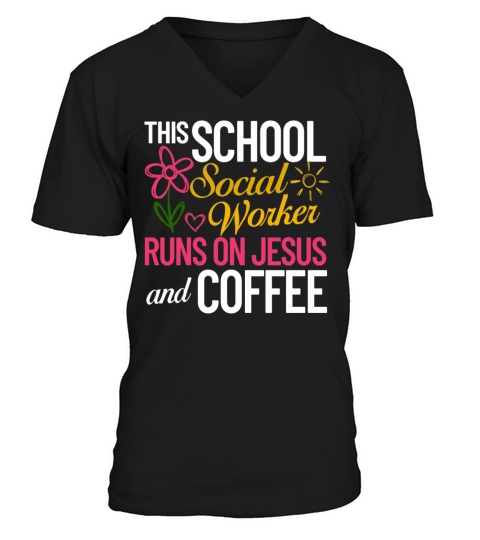 School Social Worker Quotes Appreciation Office V-Neck T-shirt