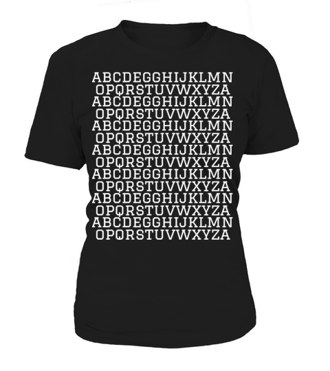 Alphabets Women's T-Shirt