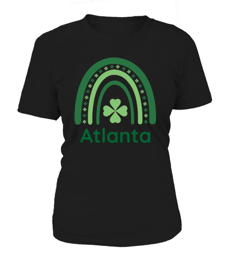 Atlanta Clover Charm Boho Rainbow Women's T-Shirt