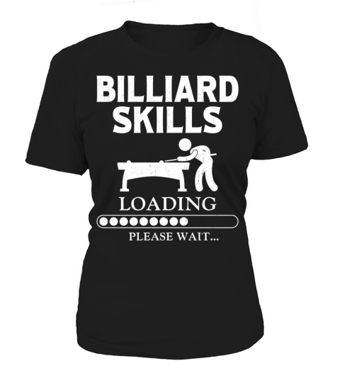 Billiards Pool Player Ball Vintage Women's T-Shirt