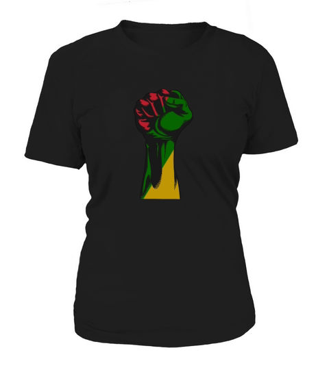Cool African Ancestry Pride Flag Black History Women's T-Shirt
