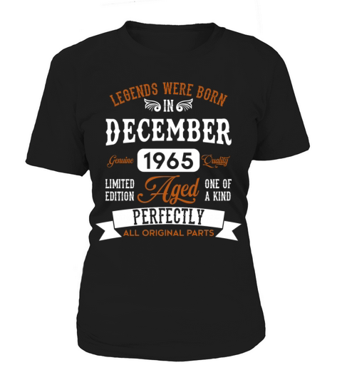 December 1965 Legends Birthday Gift Women's T-Shirt