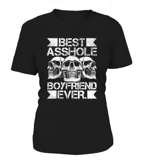 Funny Asshole Boyfriend Couple Love Skull Women's T-Shirt