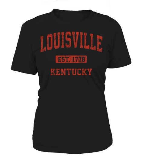 Louisville Kentucky Ky Vintage Athletic Sports Des Women's T-Shirt