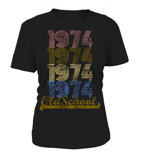 Old School 1974 Vintage Retro Shirt Women's T-Shirt