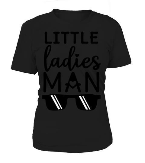 Valentimes Day Little Ladies Man Valentine Day Gif Women's T-Shirt