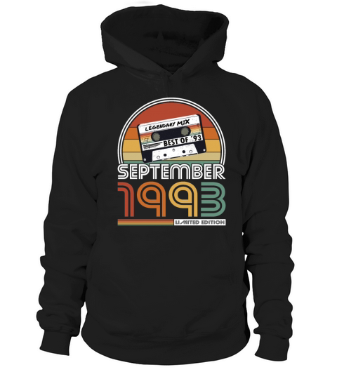 30th birthday vintage 1993 best of september 1993 Hoodie Unisex