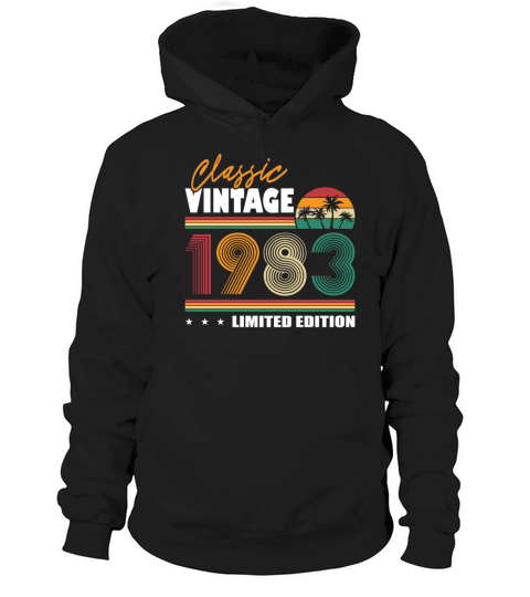 40th birthday born in 1983 classic vintage 1983 Hoodie Unisex