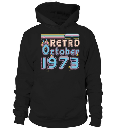 Born October 1973 Vintage Hoodie Unisex