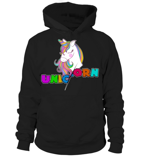 Colorful Unicorn Design For Unicorn Lover Hoodie Unisex