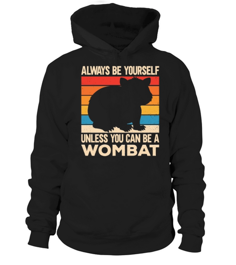 Native Australian Animal Lovers Cute Wombat Hoodie Unisex