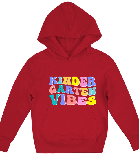 100 Days Of School Design for Kindergarten Teacher Kids Hoodie