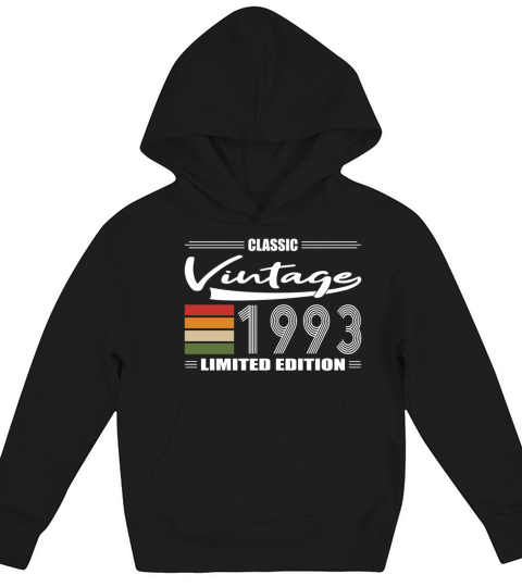 30th birthday classic 1993 vintage 1993 Kids Hoodie