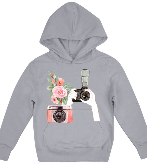 Beautiful Vintage Camera Collection Kids Hoodie