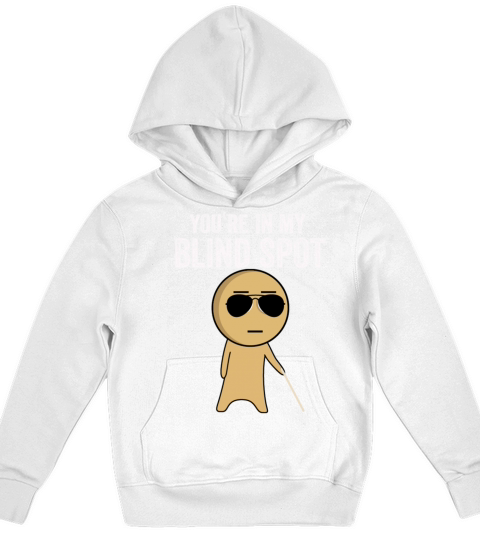 Blind Blindness Awareness Visually Impaired People Kids Hoodie
