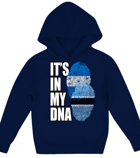 Botswana And Honduran Mix Heritage DNA Flag Kids Hoodie