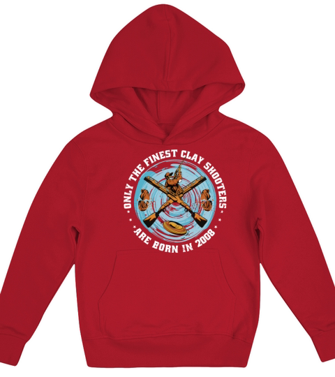 Clay Shooters Vintage 2008 birthday clay-pigeons Kids Hoodie