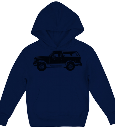 ford bronco 1989 vintage Kids Hoodie