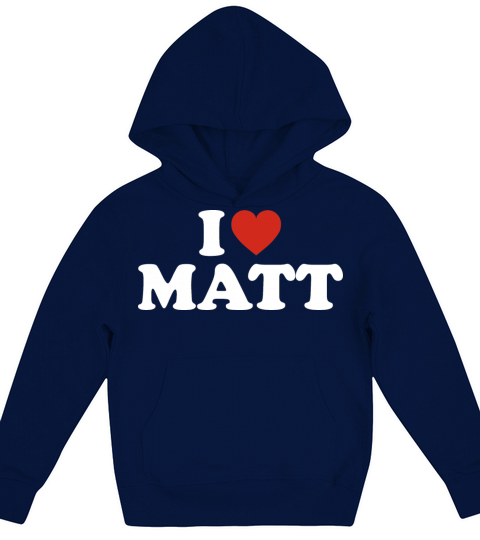 I LOVE MAT Kids Hoodie