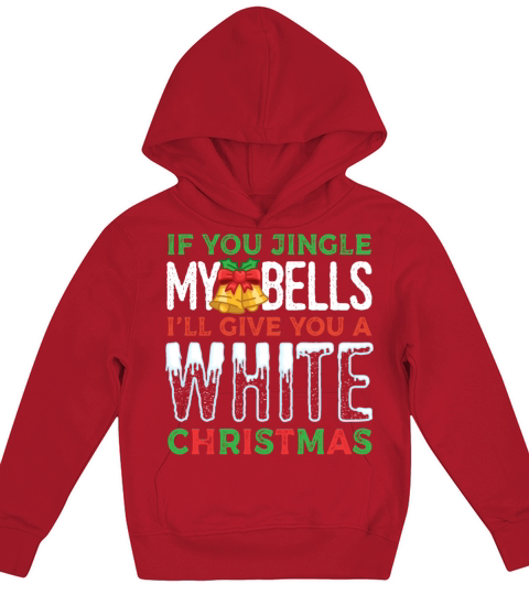 Jingle My Bells and Get a White Christmas Kids Hoodie