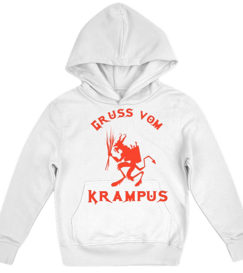 Krampus Vintage - Gruss vom Krampus Kids Hoodie