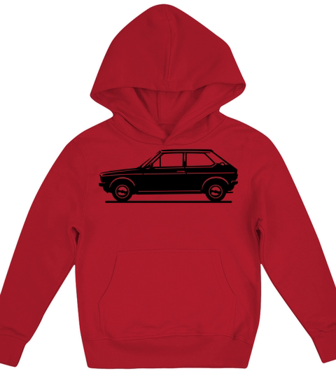 Polo Mk1 Car Profile Kids Hoodie
