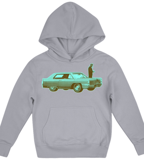 Shorty Cadillac Cyan Brown Kids Hoodie
