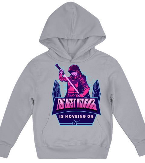 the best revenge is moving on Kids Hoodie