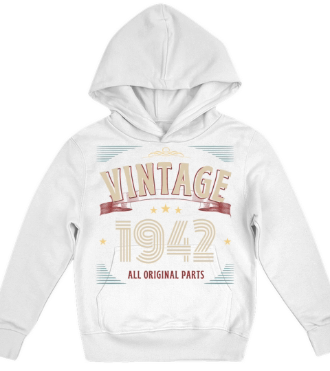 VINTAGE 1942 ALL ORIGINAL PARTS Kids Hoodie