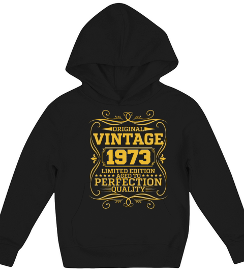 Vintage 1973 Original Limited Edition Kids Hoodie