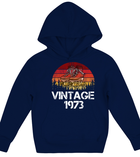 Vintage 1973 Kids Hoodie