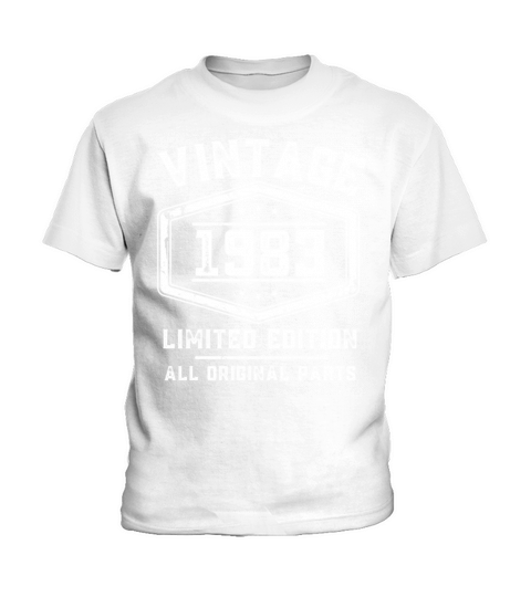 40 Years Vintage 1983 Retro 40th Birthday Kids T-Shirt