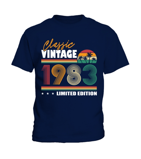 40th birthday born in 1983 classic vintage 1983 Kids T-Shirt