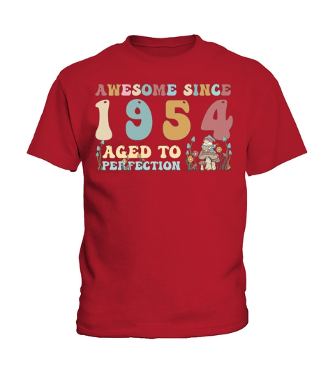 Awesome since 1954 - 69th Birthday - 2023 Groovy Kids T-Shirt