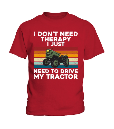 Funny Tractor Lover Design For Farmer Farm Cool Kids T-Shirt