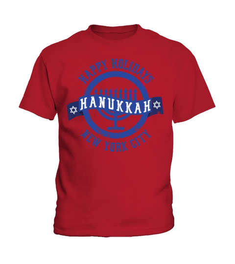 Hanukkah Happy Holidays Vintage Look Kids T-Shirt