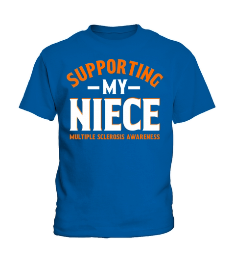 Multiple Sclerosis Awareness Supporting My Niece Kids T-Shirt