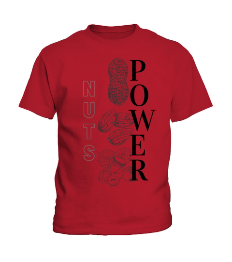 Nuts power vegan protein source minimalistic monoc Kids T-Shirt