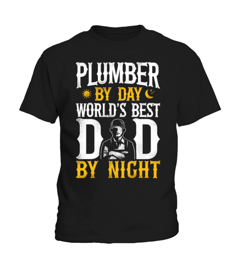 Plumbing Plumber Dad Vintage Kids T-Shirt