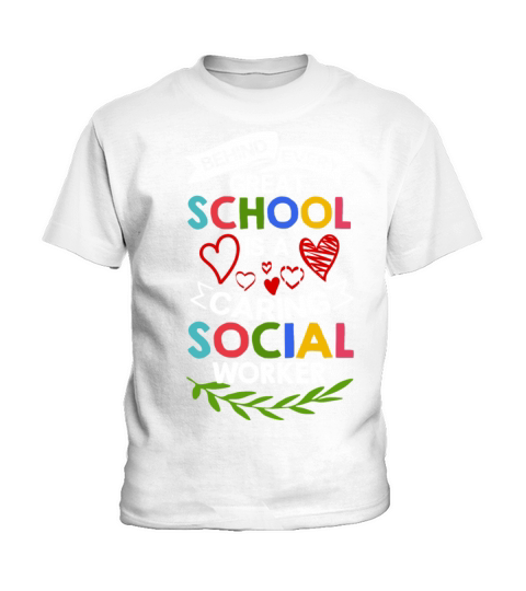 School Social Worker Quotes Appreciation Office Kids T-Shirt
