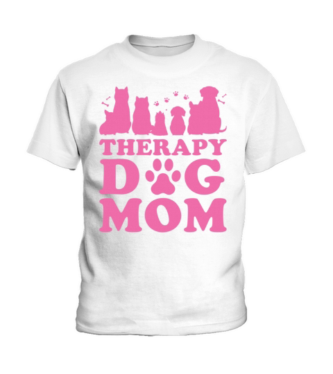 Therapy Dog Mom Kids T-Shirt