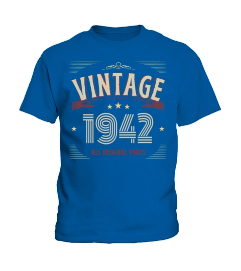 VINTAGE 1942 ALL ORIGINAL PARTS Kids T-Shirt
